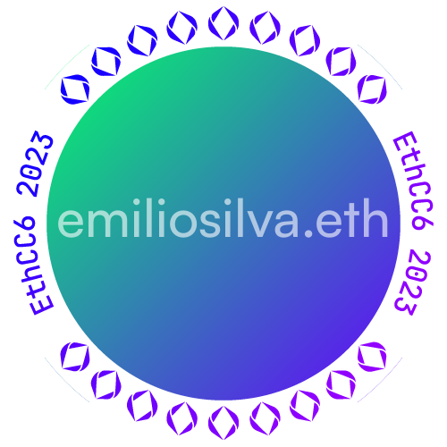 I met emiliosilva.eth at EthCC 2023 POAP image