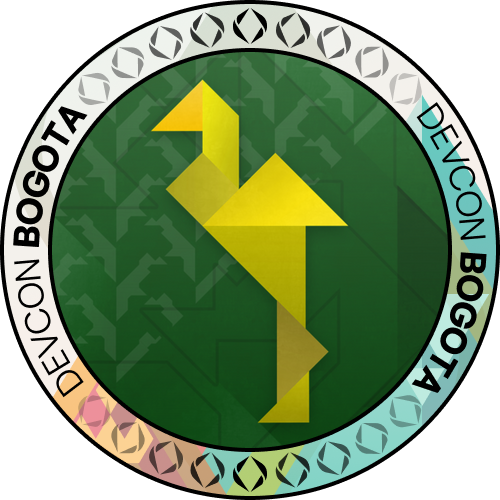 I met estefi.eth at Devcon 6 POAP image