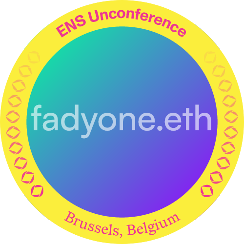 I met fadyone.eth at ENS Unconference 2024 POAP image