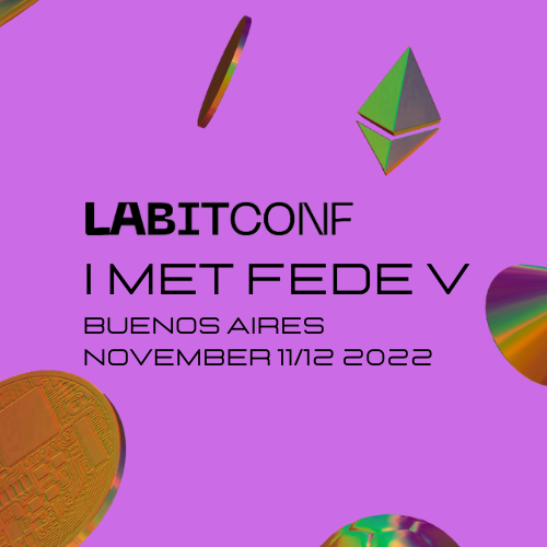 I met Fede V at Labitconf 2022 POAP image