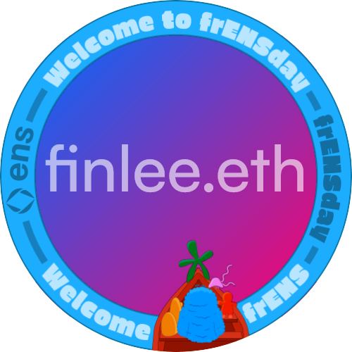 I met finlee.eth at frENSday 2024 POAP image