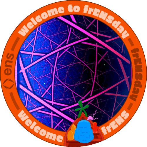 I met guide42.eth at frENSday 2024 POAP image