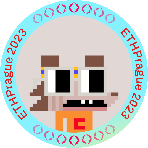 I met gwenole.eth at ETHPrague 2023 POAP image