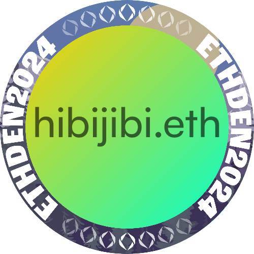 I met hibijibi.eth at ETHDenver 2024 POAP image