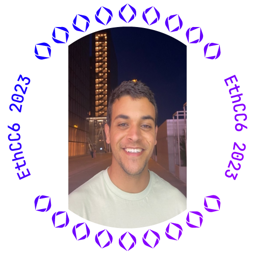 I met iamkhaled.eth at EthCC 2023 POAP image