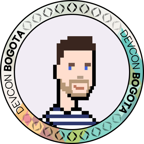 I met impactbilli.eth at Devcon 6 POAP image