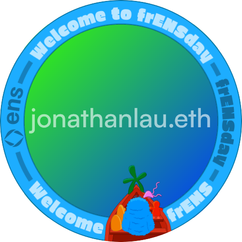 I met jonathanlau.eth at frENSday 2024 POAP image