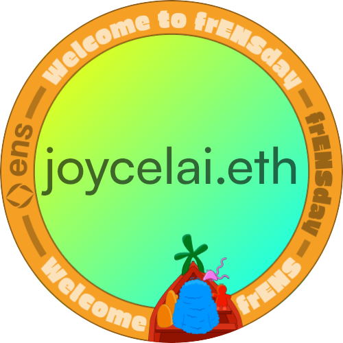 I met joycelai.eth at frENSday 2024 POAP image