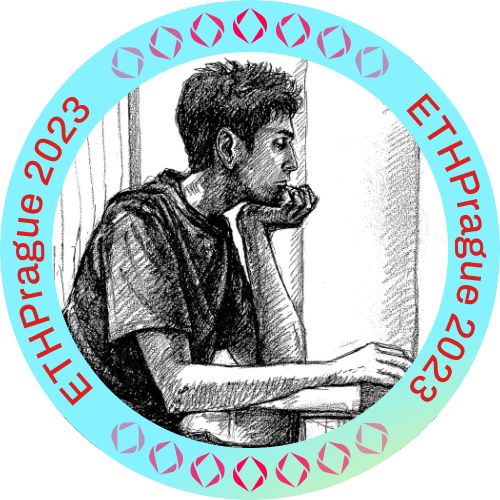 I met lefteris.eth at ETHPrague 2023 POAP image