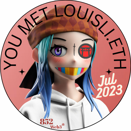 I met louisli.eth - July 2023 POAP image