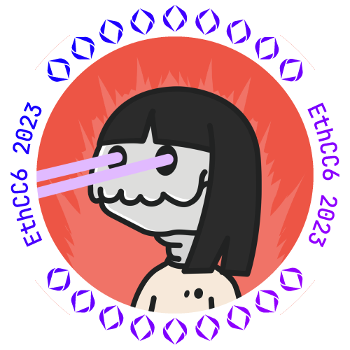 I met louwrdez.eth at EthCC 2023 POAP image