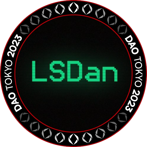 I met lsdan.eth at DAO TOKYO 2023 POAP image