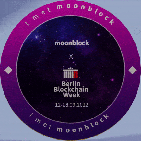 I Met Moonblock at Berlin Blockchain Week 2022 POAP image