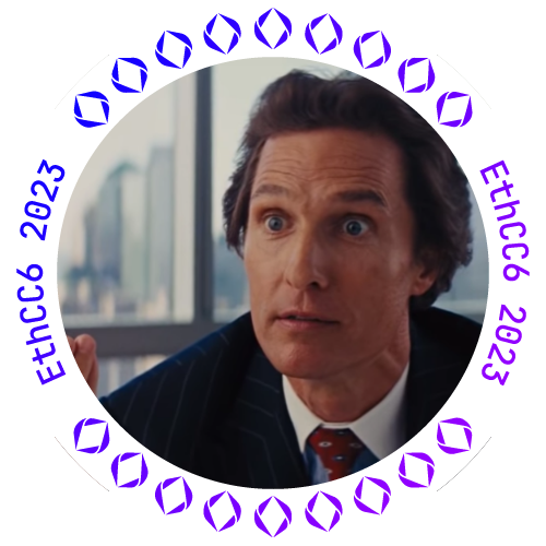 I met mrbreakout.eth at EthCC 2023 POAP image