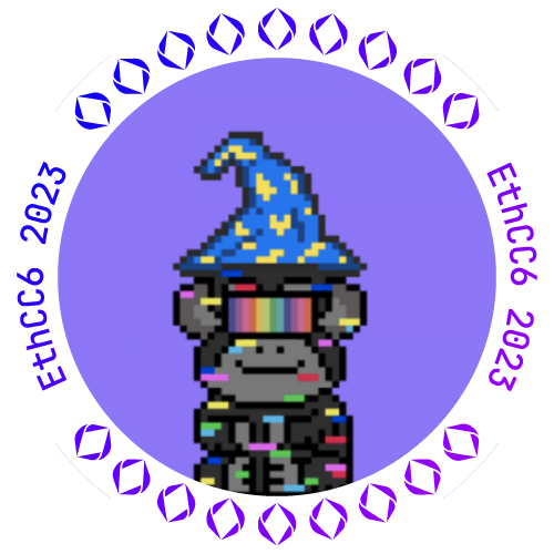 I met notasamo.eth at EthCC 2023 POAP image