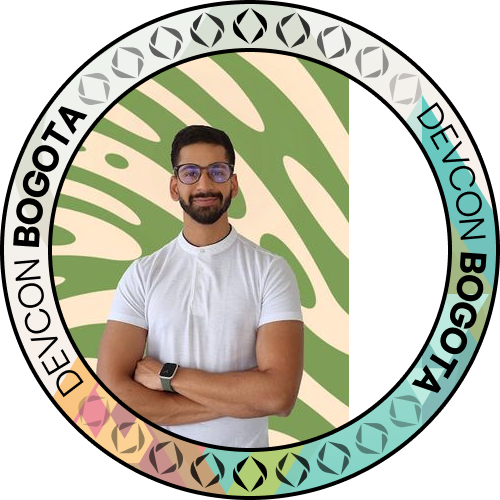 I met pranitgarg.eth at Devcon 6 POAP image