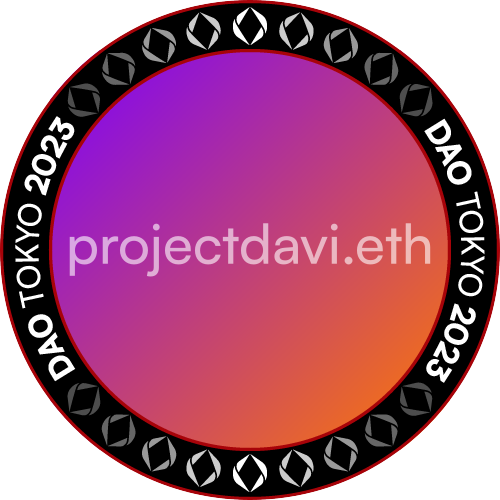 I met projectdavi.eth at DAO TOKYO 2023 POAP image