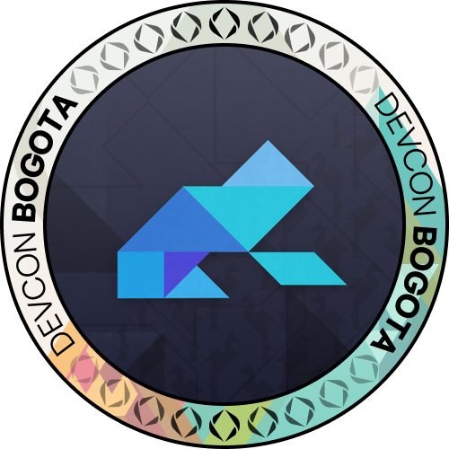 I met retiredmillennial.eth at Devcon 6 POAP image