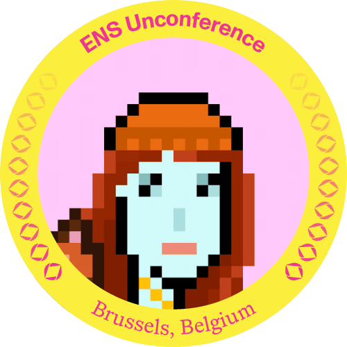 I met simona.eth at ENS Unconference 2024 POAP image