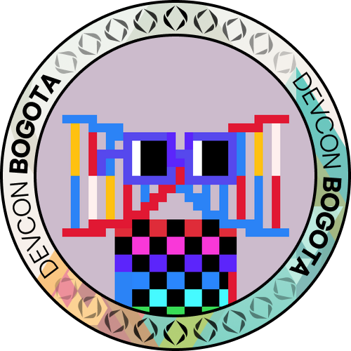 I met sktbrd.eth at Devcon 6 POAP image