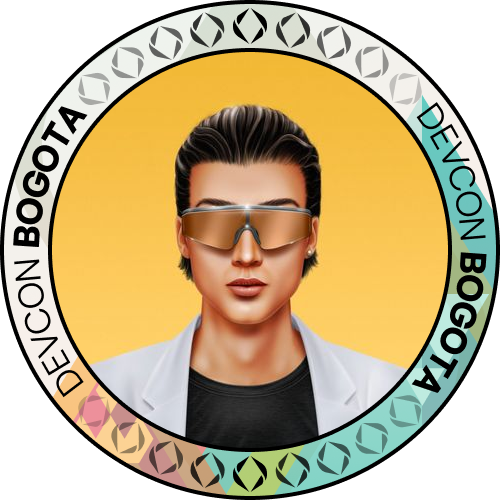 I met supermari0x.eth at Devcon 6 POAP image