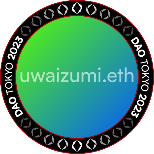 I met uwaizumi.eth at DAO TOKYO 2023 POAP image