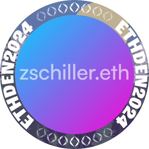 I met zschiller.eth at ETHDenver 2024 POAP image