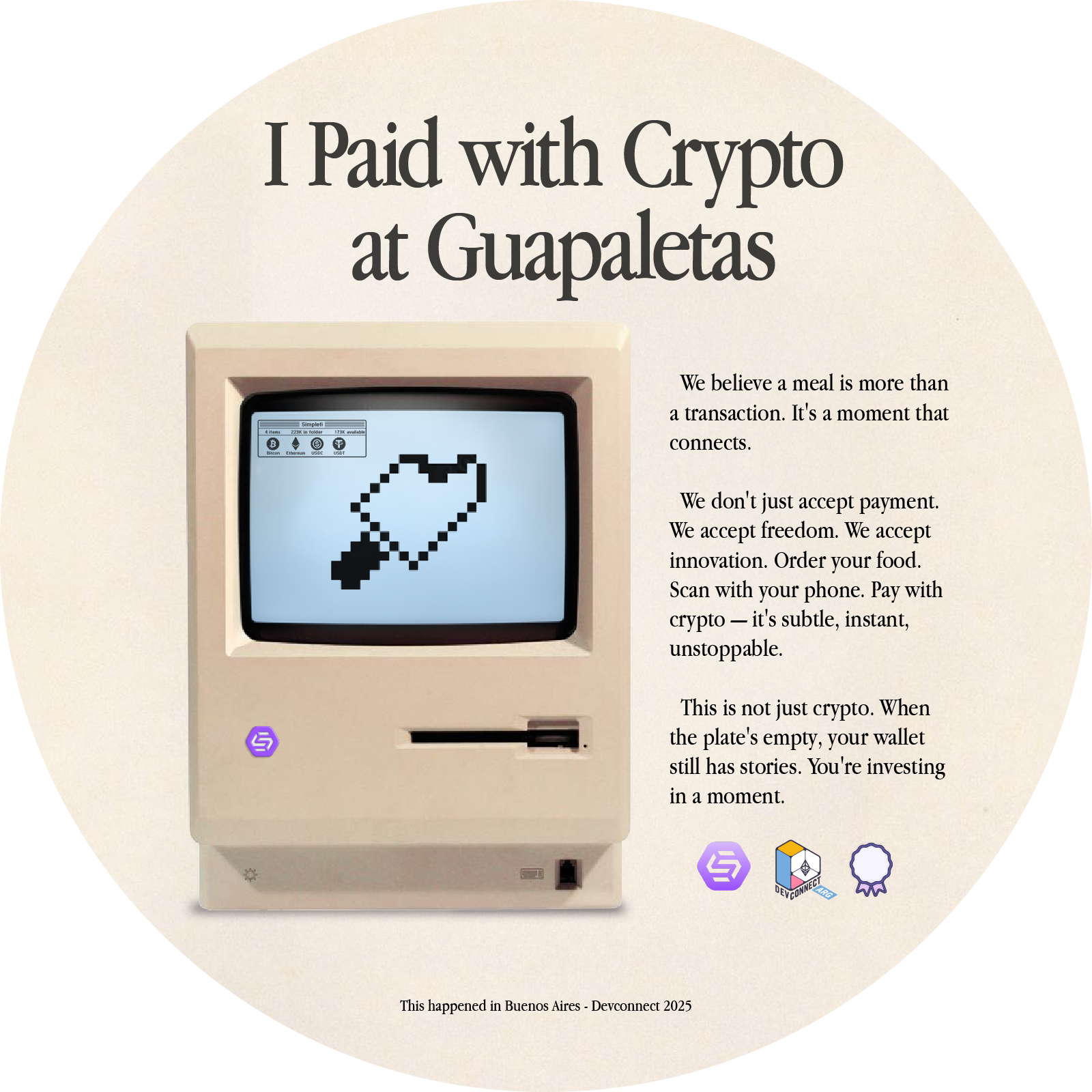 Drop #213898: I paid with Crypto at Guapaletas