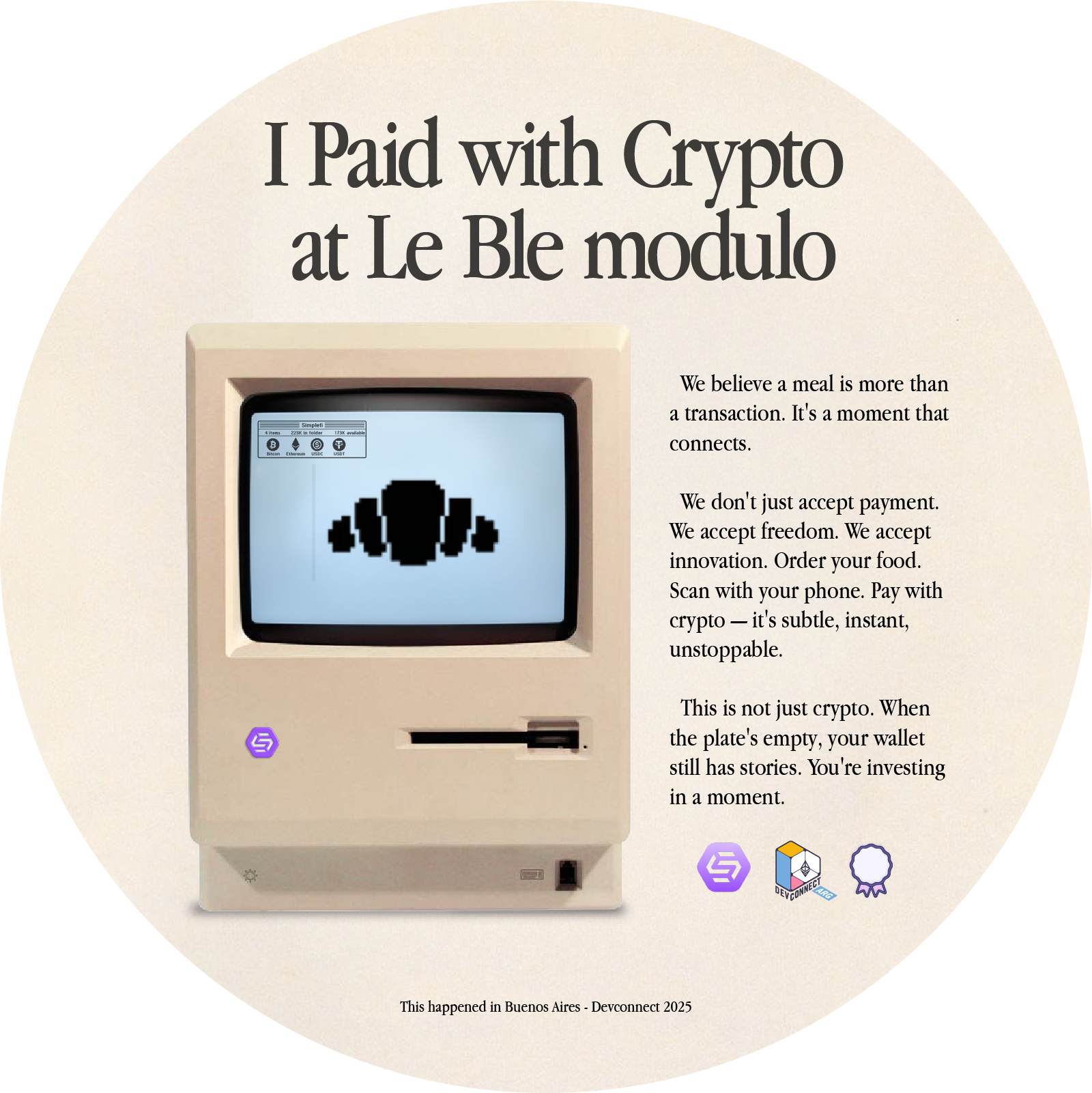I paid with Crypto at Le Ble POAP image