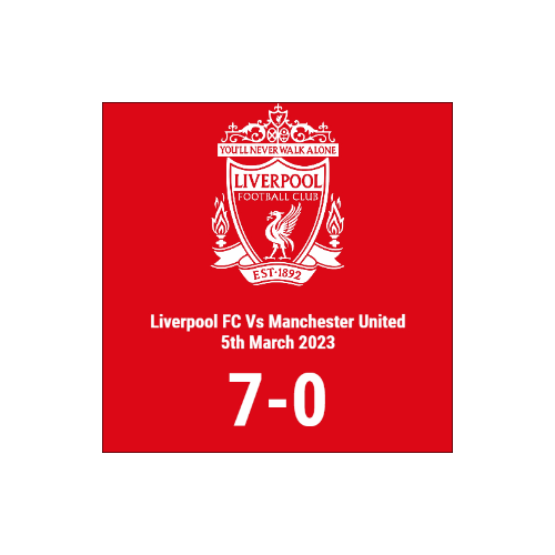 I was there when we beat Man Utd 7-0! POAP image