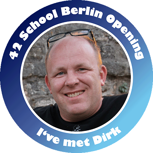 I’ve met Dirk during the 42 School Berlin Opening POAP image