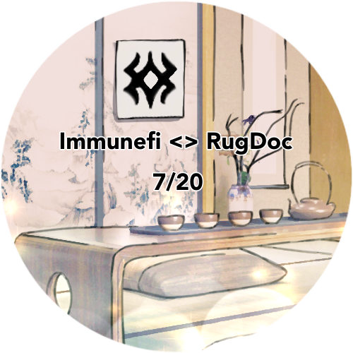 Immunefi x Rugdoc Q&A POAP image