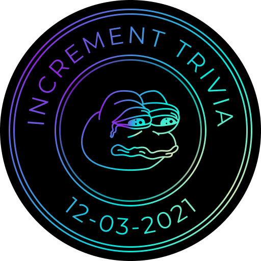 Increment Trivia 12/03/2021 POAP image