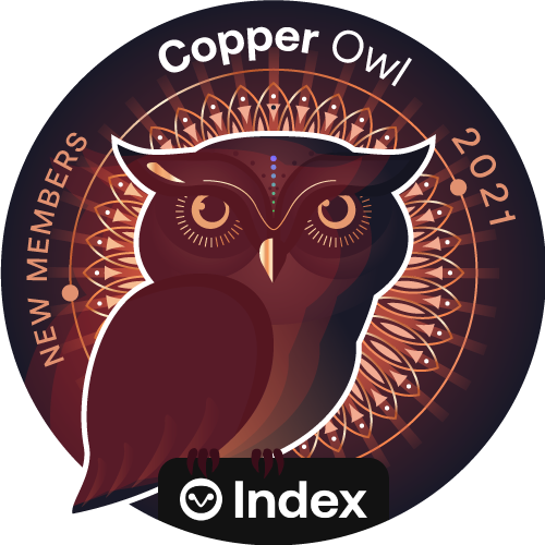 Index Coop Copper Owl 2021 POAP image