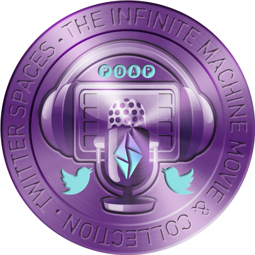 Infinite Machine Twitter Space Community Meetup #1 POAP image