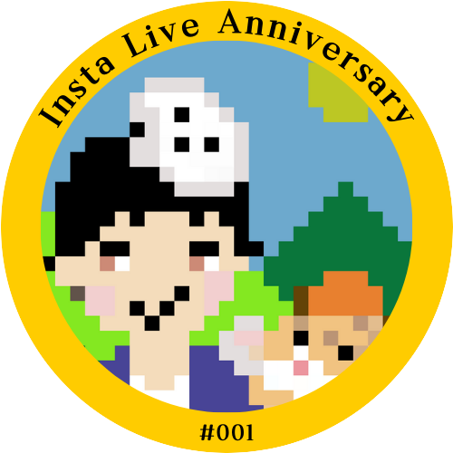 Insta Live Anniversary - Poap #001 POAP image