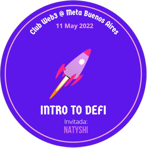 Intro to DeFi - Club Web3 @ Meta Buenos Aires POAP image