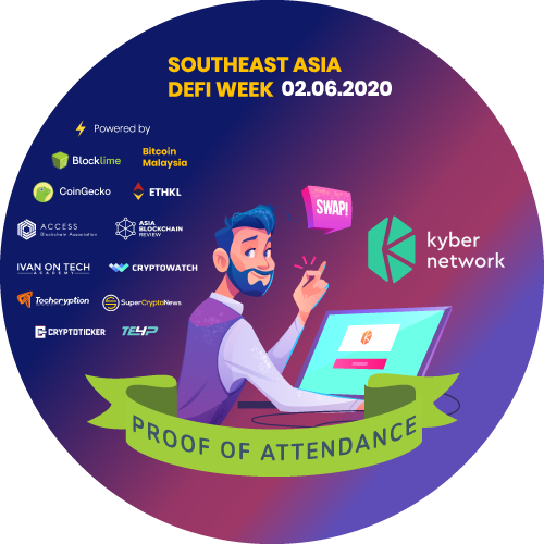 Intro to Kyber Network | Southeast Asia DeFi Week 02.06.2020 POAP image