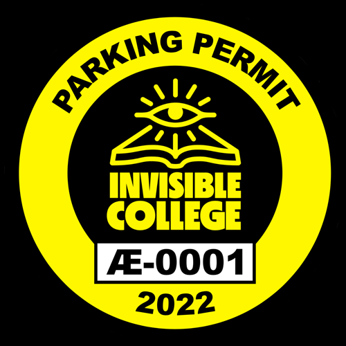 Invisible College 2022 Parking Permit POAP image