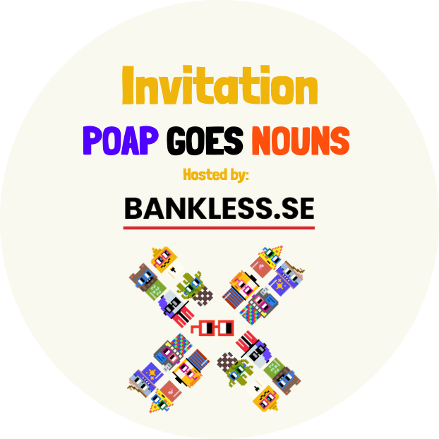 Invitation POAP GOES NOUNS POAP image