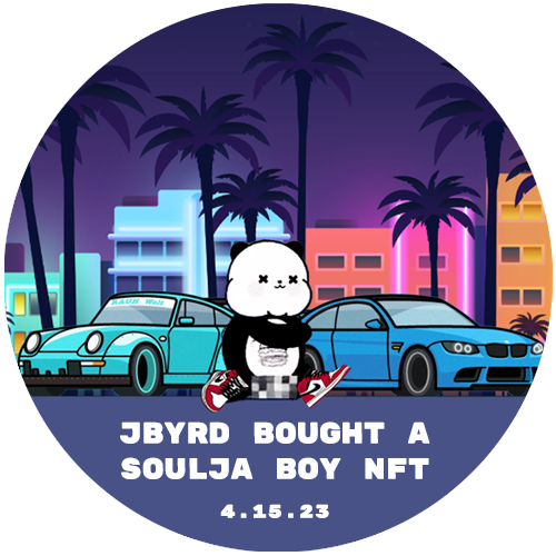 Jbyrd bought a Soulja Boy NFT POAP image