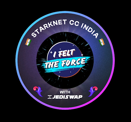 JediSwap at StarkNet CC India 2022 POAP image