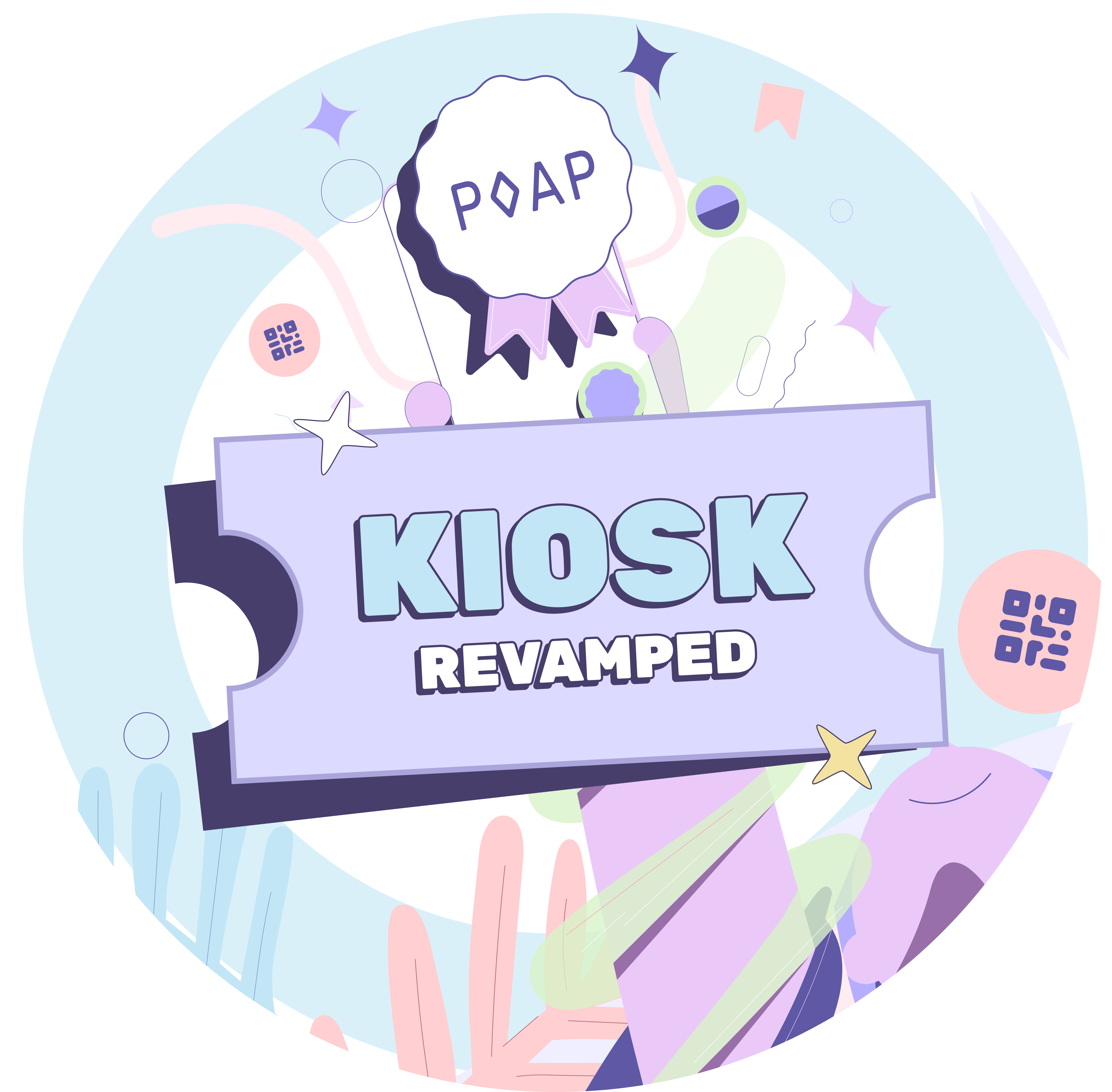Kiosk revamped POAP image