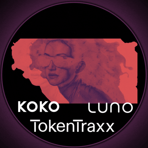 KOKO x Luno x TokenTraxx with performance by Rosa Cecilia POAP image