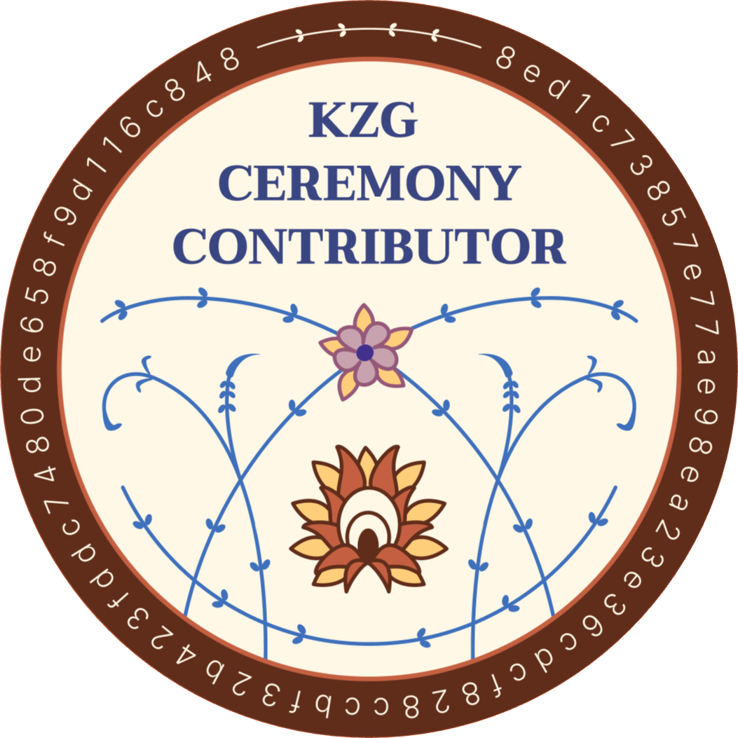 KZG Ceremony Contributor zoomed in.