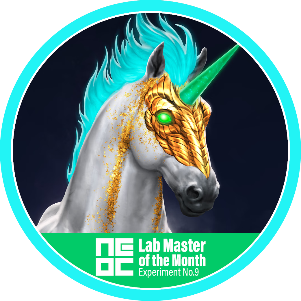 Lab Master of the Month Experiment No.9 POAP image