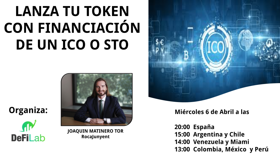 LANZA TU TOKEN CON FINANCIACIÓN DE UN ICO O STO POAP image