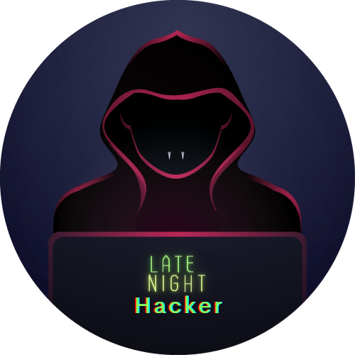 Late Night Hacker - Charged Particles Hackathon POAP image