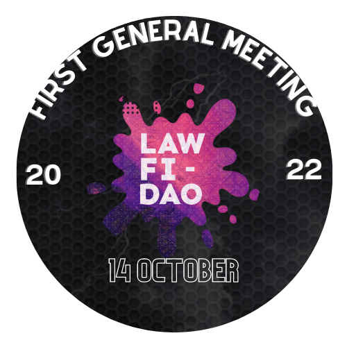 LawFi DAO - 1st General Meeting  POAP image