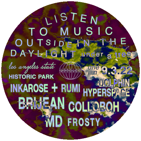 leaving records : listen to music outside in the daylight under a tree : 9.3.22 POAP image